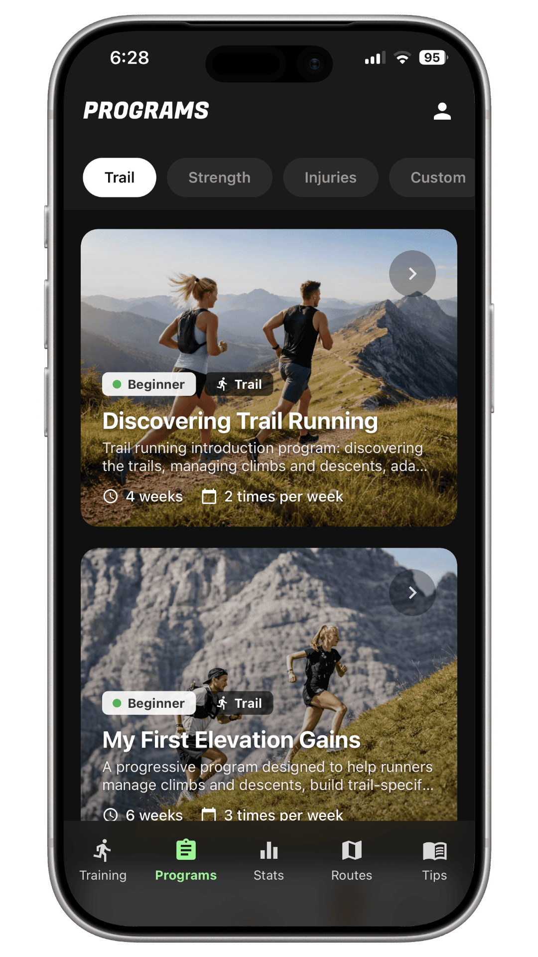 Step 2 - Choose your program